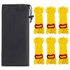 YFFSFDC Tent Rope Set of 6 4mm * 4m Load