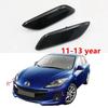 Car Unpainted Headlight Headlamp Washer Nozzle Jet Cover Cleaning Cap For Mazda 3 M3 Axela BK BL 2003-2008-2009-2012-2013-2016