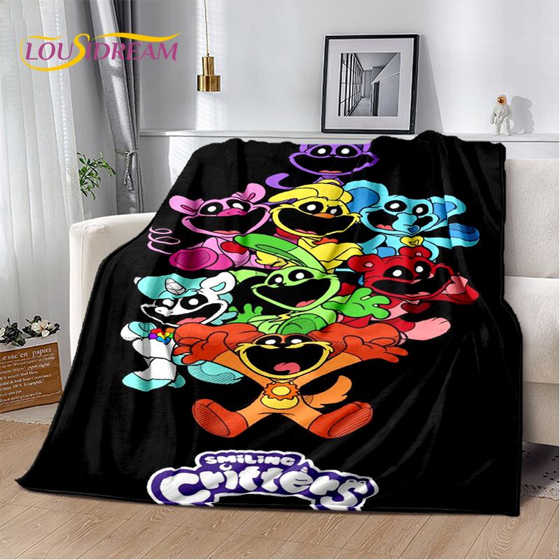 Cute S-Smiling C-Critters Catnap Craftycorn Cartoon Soft Blankets,Throw Blanket Comfortable Blanket for Beds Sofa Home Kids Gift