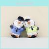 Adorable Plush Penguin Keychain Soft Toy Featuring Cute Police And Firefighter Designs