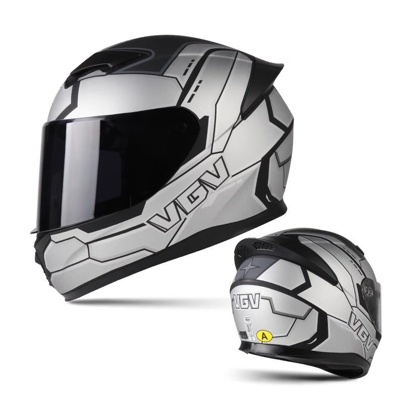 

Мотоциклетный шлем с полной защитой и черными линзами, мужские и женские всесезонные защитные шлемы, для езды на мотоцикле, электровелосипеде XXL золотой