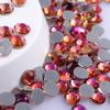 QIYI  Glass Flatback Round Rhinestones 2058 12 Facets Hotfix Bulk Rhinestone for  Shoes Garment  Nail Art Craft