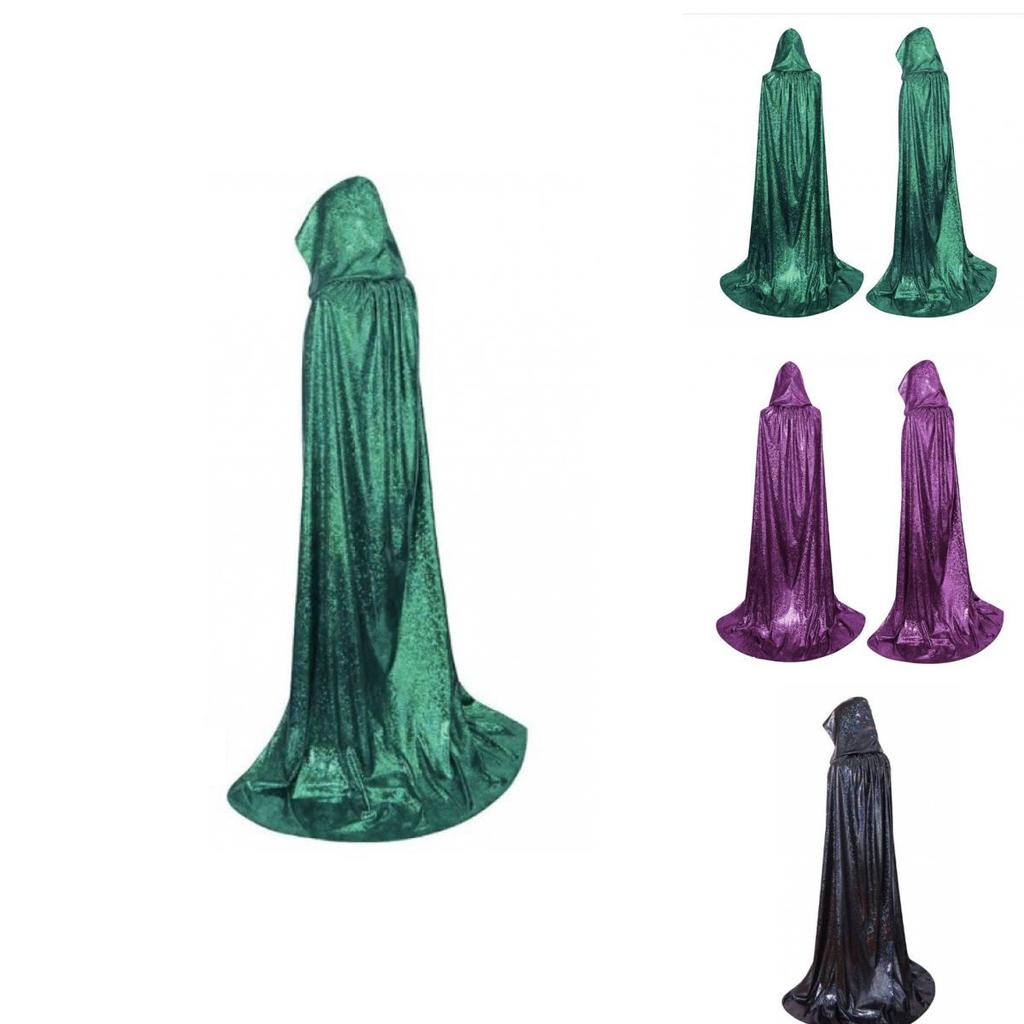 Elegancki Długi Płaszcz z Kapturem Lekki Na Wiosnę i Lato Kostiumy Cosplay