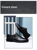 Men's Spring Leather Business Casual Lace-up Shoes - Trendy, Breathable, Cowhide