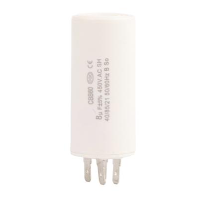 CBB60 Motorstartkondensator 450 V 8 uF Mikrofarad-Kondensator Flachstecker
