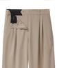 MUSINSA STANDARD WOMAN Women'S Real Wide Belted Slacks [Beige]