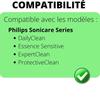 Etui de voyage pour brosse à dents électrique compatible avec Philips Sonicare Series DailyClean/Essence Sensitive/ExpertClean