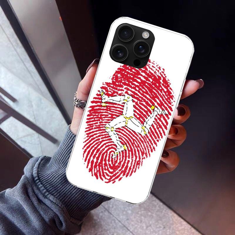 Isle of Man Coat of Arms Phone Case For iPhone 17 Air 16 15 Pro Max 14 Plus 13 Mini 12 11 Cover 7 8 SE Silicone Shell Print Fund