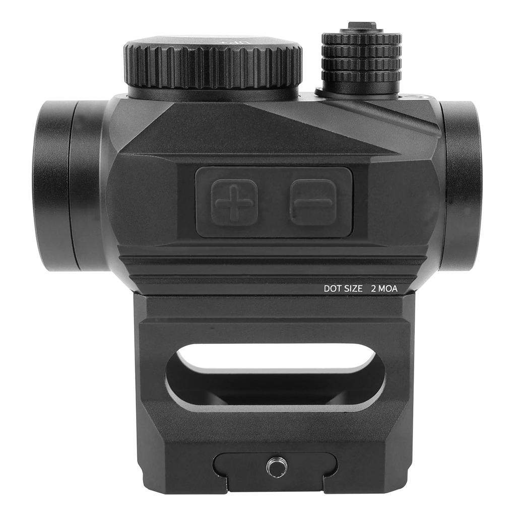SKEERY T2 Type Red Dot Sight with Motion Activation, 11-Level Red Dimming, and High Mount (03n)