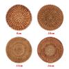 Placemats Kitchen Handmade Cup Mats Table Padding Bowl Pad Rattan Coasters
