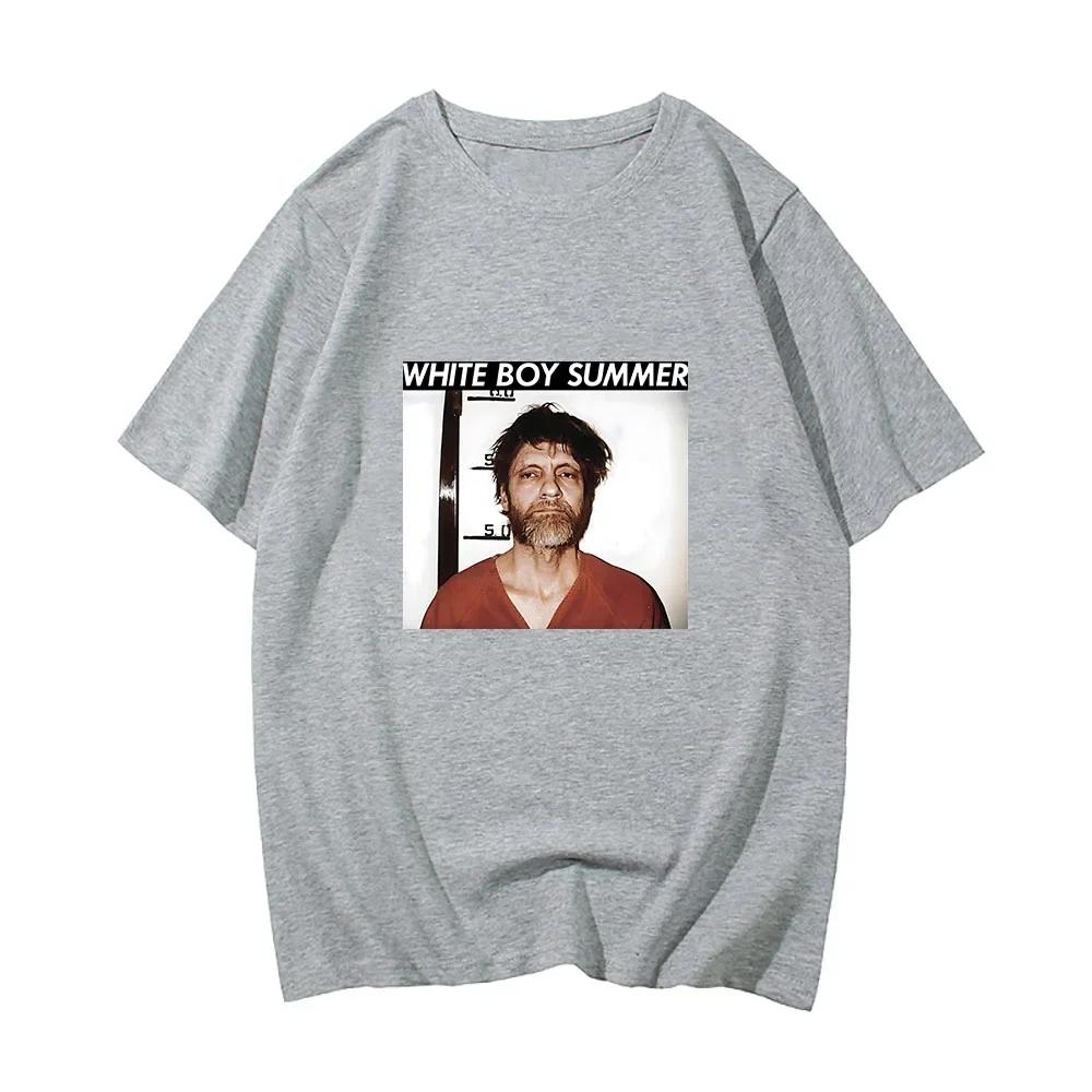 Hlasujte poštou Ted Kaczynski TedK Trička Grafický potisk Tričko Pánské Bavlna Letní Topy Vysoká kvalita Camisetas Ležérní Trička