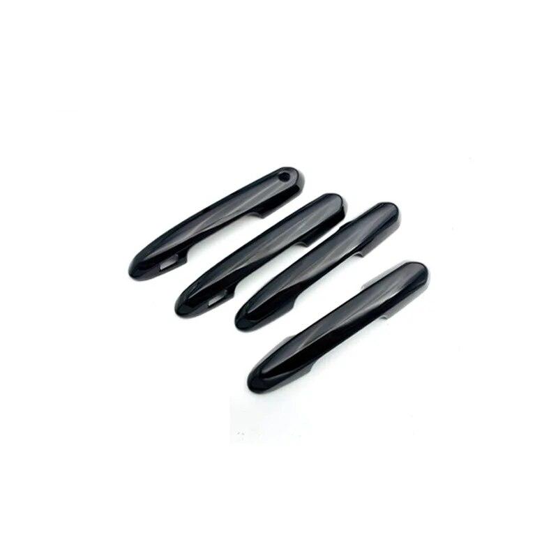4Pcs Car Door Handles Cover Trim Decoration For Toyota RAV4   RAV 4 Black  ABS