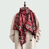 Thick Cashmere Scarf Women Print Blanket Warm Pashmina Shawl Winter Wraps Bufanda Print New Design Red Poncho Echarpe Female