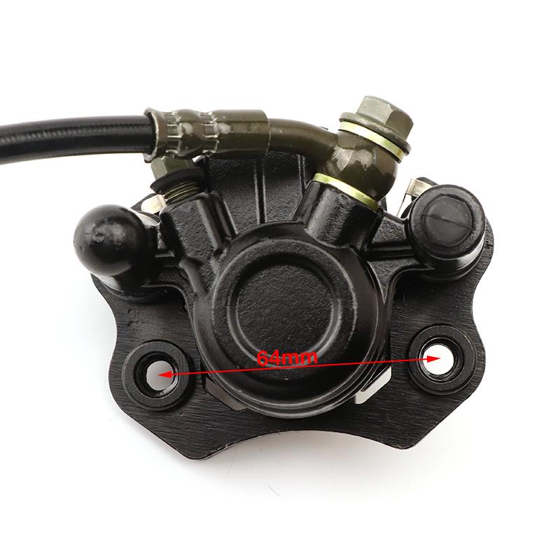 Front/Rear Disc Brake Master Cylinder Hydraulic Caliper Assembly for 50cc 70cc 90cc 110cc 125cc ATV Buggy Quad Bike Accessories