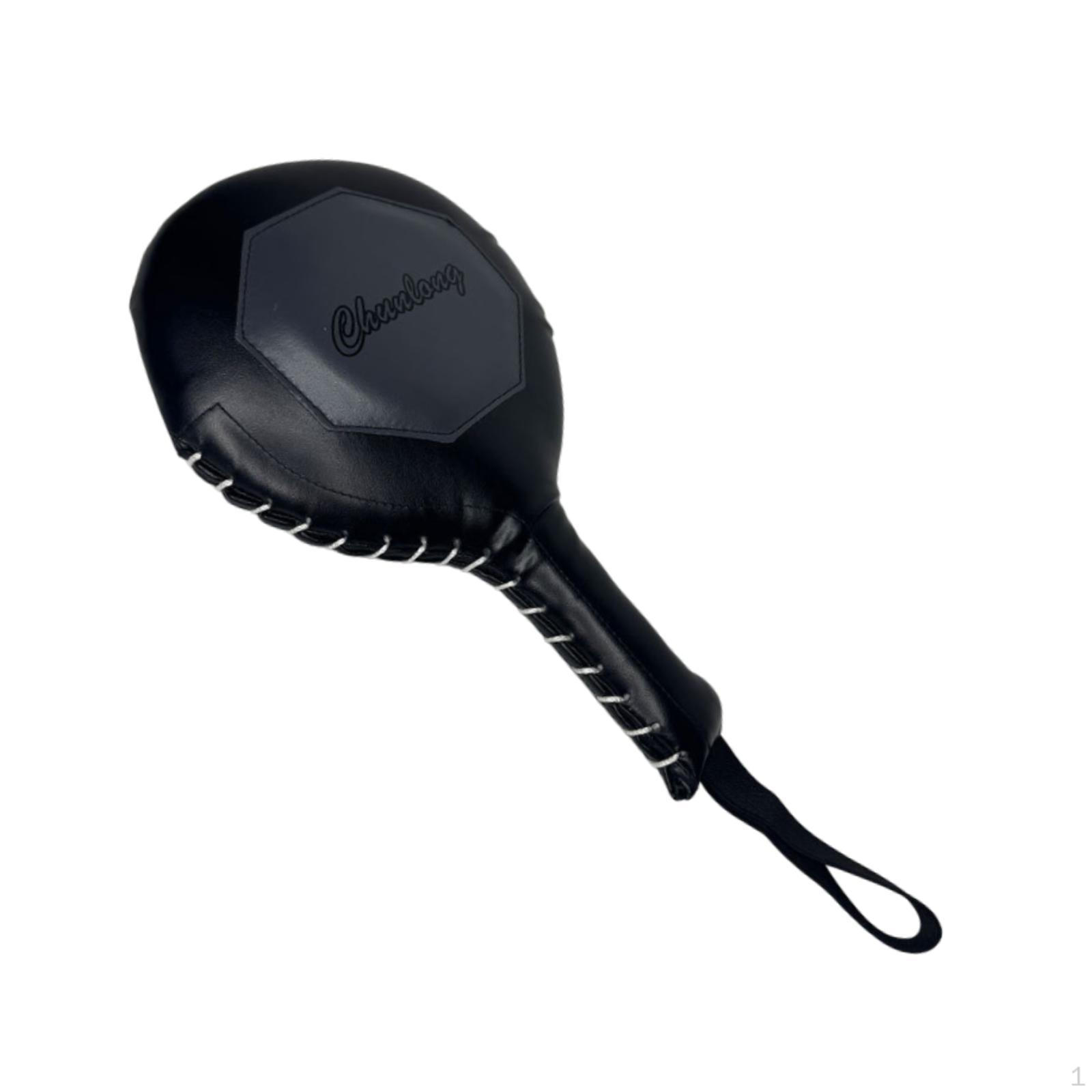 Боксерская лапа для кикбоксинга и тхэквондо, снаряжение для спарринга Black Gray