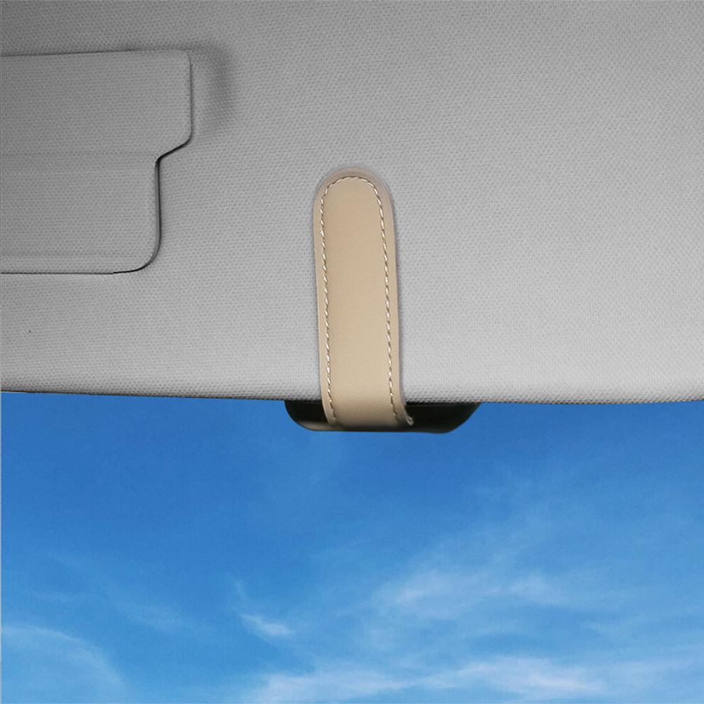 AAAYT1 Car Leather Glasses Clips Sun Visor Sunglasses Storage Fastener Accessories For Opel OPC Astra J K Insignia Corsa Car Valve Cap