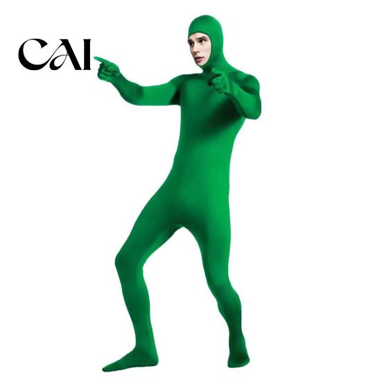 Adults Spandex Unitard Full Body Zentai Suit for Men Women, Open Face Halloween Cosplay Bodysuit, Stretchy Costume Party, Stage Performance Party
