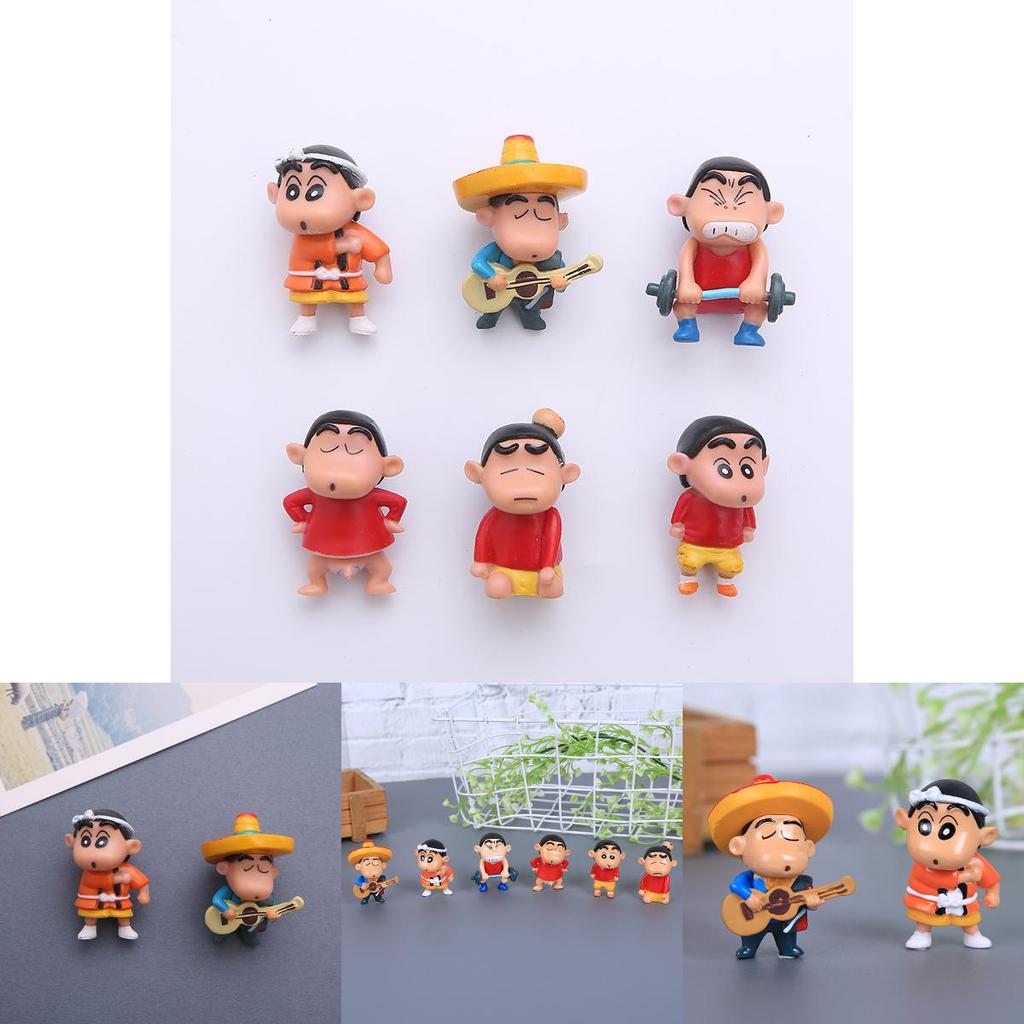 Adorable Crayon Shin Chan Pvc Figure Collectible For Kids Birthday Gift Decoration