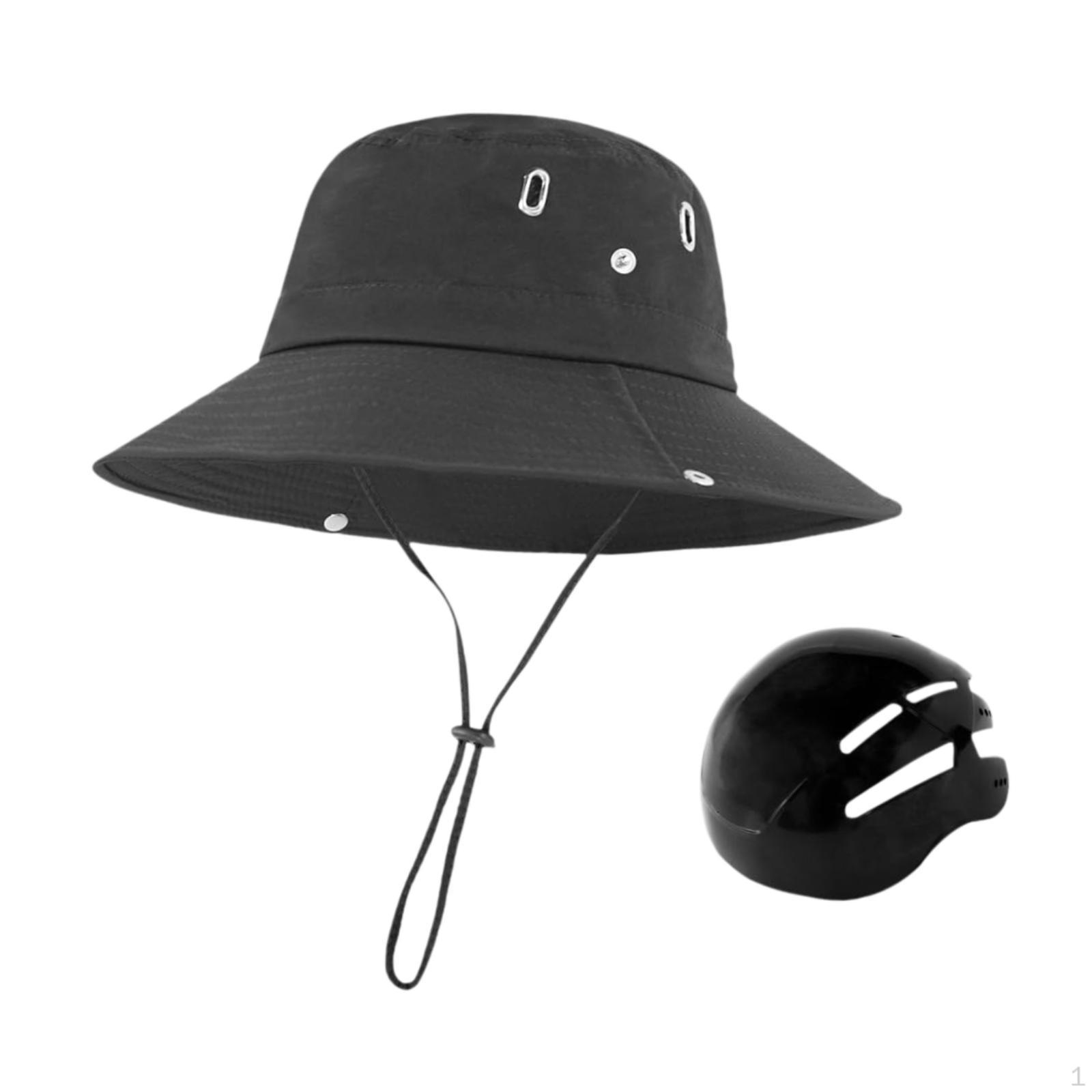 

Солнечная панама для рыбалки, дышащая, с защитой, с широкими полями и внутренней жесткой оболочкой для гольфа, лето