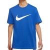 Nike T Shirts Men's Blue Crew Neck Moderate Straight Fit BV0628-480