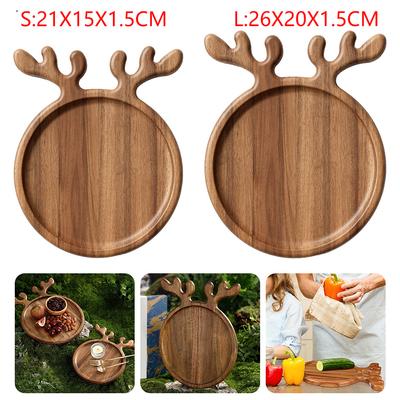 Appetizer Platter Dessert/Snacks/Fruit/Cookies Wood Dinner Tray Wood Serving Platter Pizza Plate Fruit Plate Dessert Snacks Tray