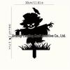 Cross-Border Halloween Yard Sign Metal Decoration Stake