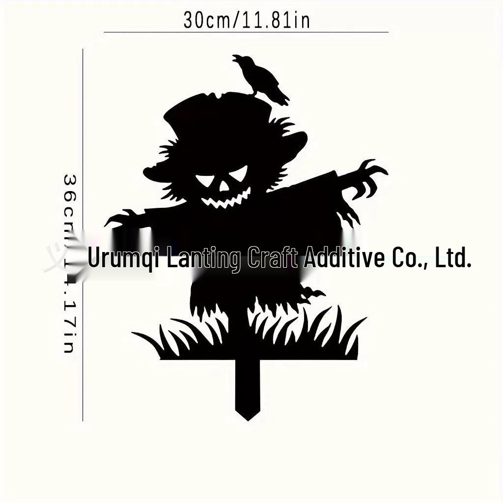 Cross-Border Halloween Yard Sign Metal Decoration Stake