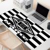 Custom Name Personalized Borussia Monchengladbach Pattern Mousepad, Laptop PC Desk Mat, Decorative Desk Mat for Home Keyboard Pad Gift