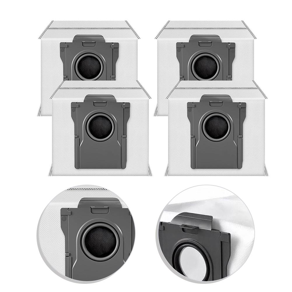 4pcs Replacement Large Capacity Dust Bags For MOVA Z70 Ultra Roller Robot Vacuum Cleaner Home Cleaning Dust Bags Accessories