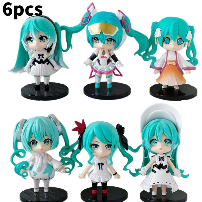 Miku Hatsune Action Figure Cartoon Model Toy Decoration Children Ornament Gifts