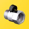 G1/2" Shut OFF Valve Straight Through Valve Sprinkler Shower Head Quick Switch