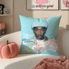 HipHop Artist TTyler The Creator Cushion Cover Pillowcase Short Plush Invisible zipper Room Sofa Cushion Cover