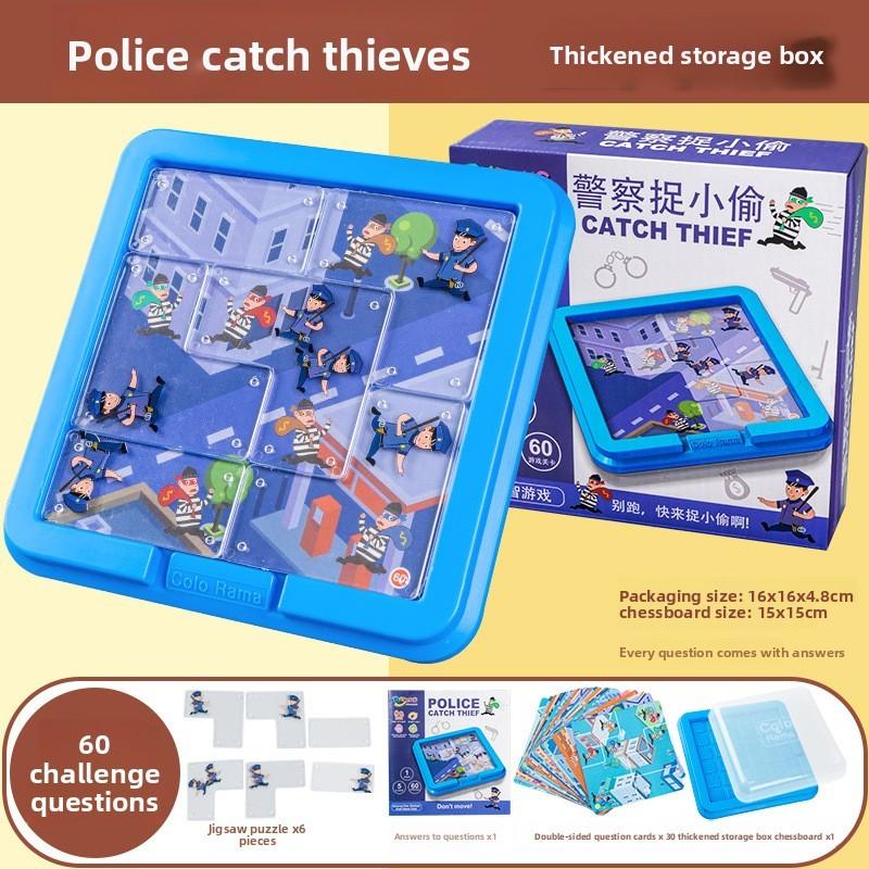Toy Puzzle Nonelectric Kid Police Thief Themed Brain Game Children Gift Festival