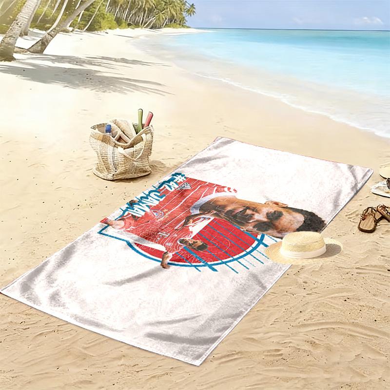 Jamal Musiala Print Beach Towel, Large Soft Quick Dry Towel for Beach Camping Swimming