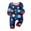 Christmas Print Crewneck Top and Plaid Pants Set, 2 Piece Holiday Outfit