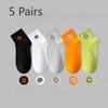 5 Pairs of Boys Summer Cotton Deodorant Sweat Absorbing Socks
