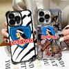 Social Y Deportivo Colo Club Plating Phone Case For Iphone 16 17 Pro Max Air 16E 14 15 Plus 12 13 Mini Anti-Fall Airabag Cover