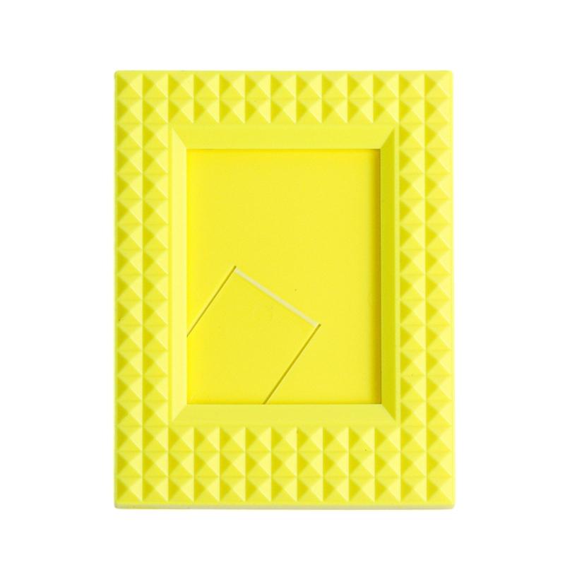 

Стильна 3-дюймова акрилова фоторамка, підставка для карток, тримач для фотокарток, настільна прикраса, акрилова рамка 1 жовтий
