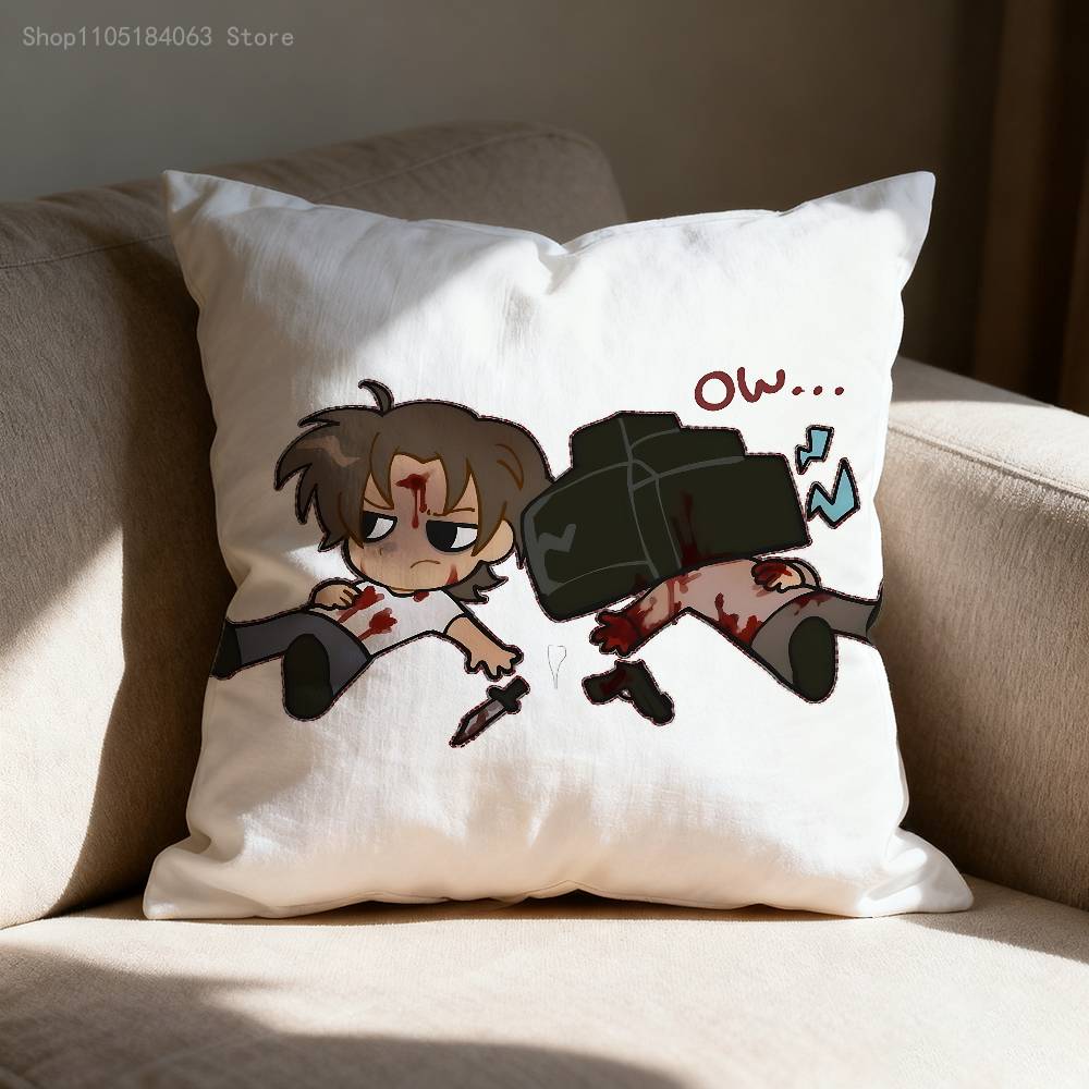 Stuilly Billy and Stu Pillowcases Bedroom Living Room Sofa Home Decor Polyester Cushion Cover with Zipper