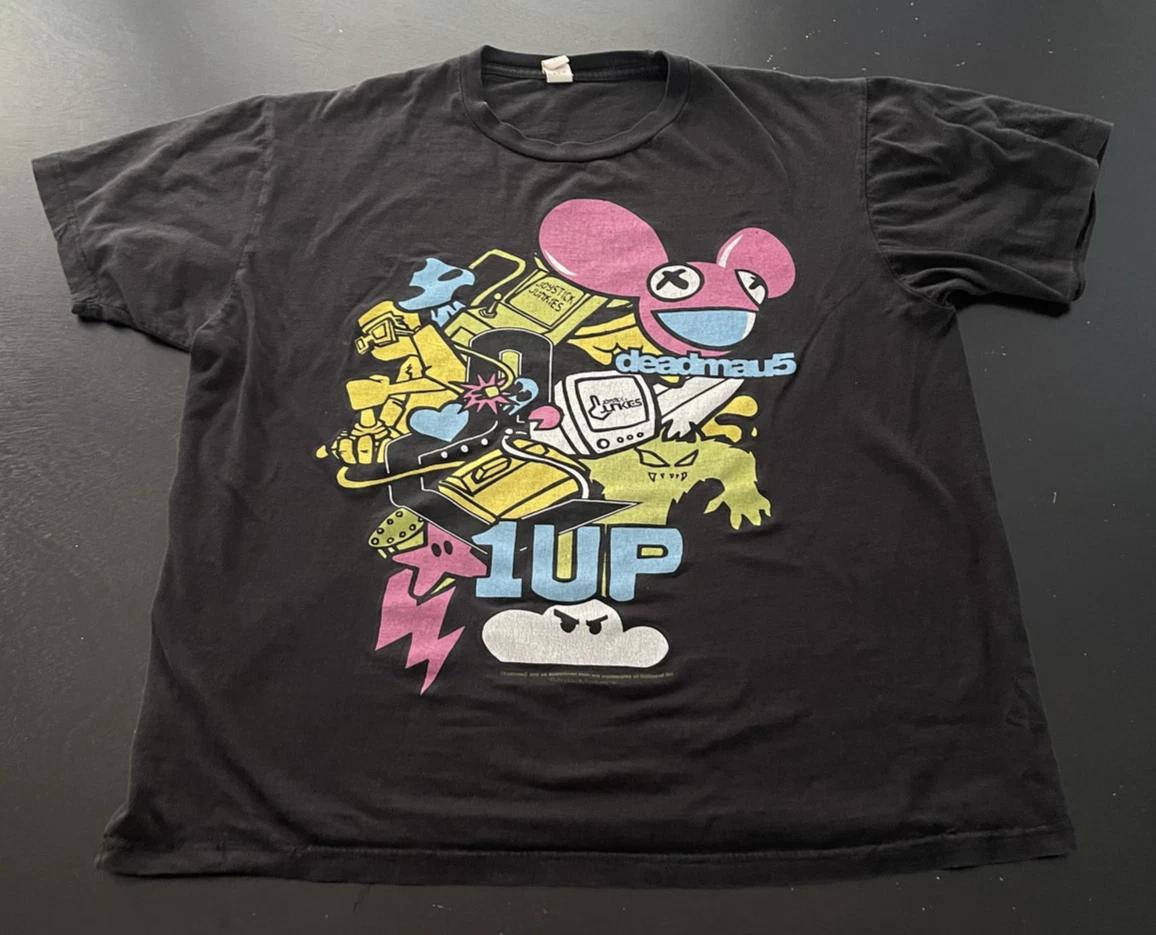 

Joystick Junkies Deadmau5 1up T-Shirt, Black, Size: Medium M