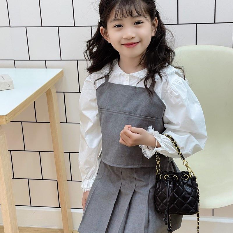 Childrens Cartoon Canvas Small Bag With Adjustable Strap For Daily Use