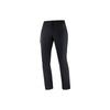 Solid Color Mid Waist Windproof Breathable Warm Casual Pants Women Pants Deep-Black LC1861200