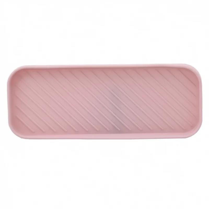 Silicone Drain Tray For Tableware Water Cup Fruit Vegetable Kitchen Sink Organizer Storage Sponge Holder Soap Dispenser