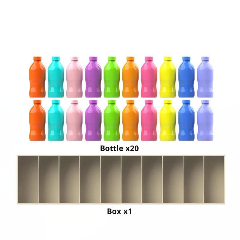 

Non-Toxic Funny Beverages Match Color Sorting Toy Memory Training Game Parent-Child Interactive Board Game Puzzle Toys For Children Gift