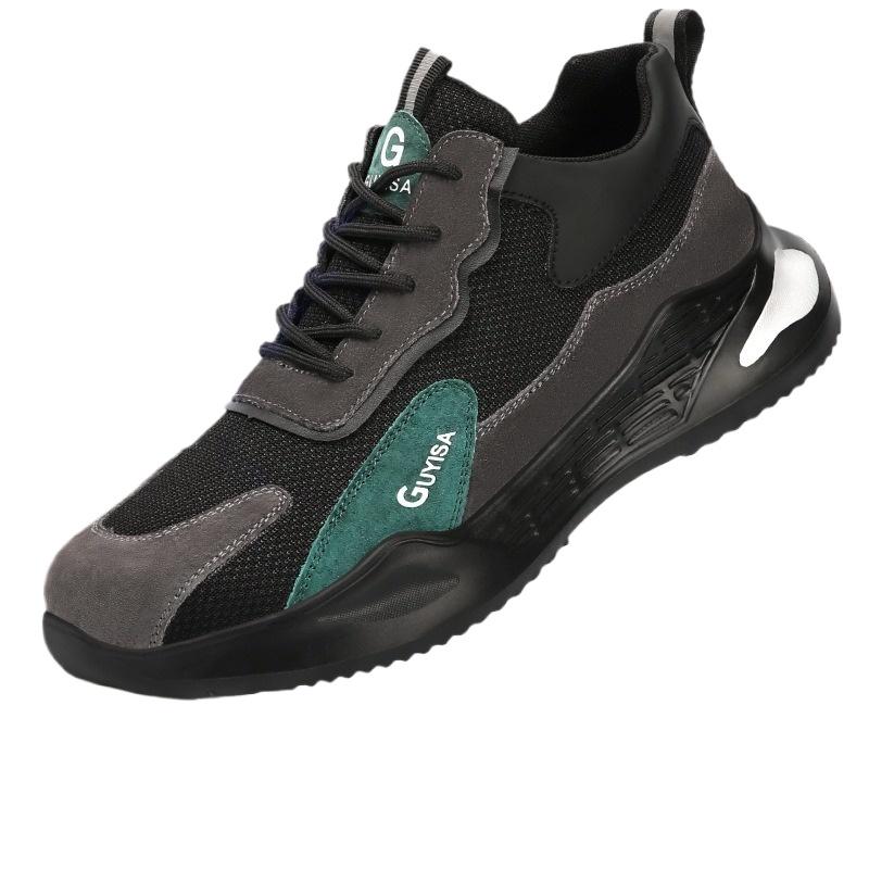Fashion Sneakers New Anti-static Shoes Anti-crush and Anti-puncture Safety Shoes Men's Comfortable Steel Toe Cap Breathable Work Shoes