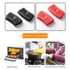 2pcs Silicone Anti-Scald Pot Handle Grip Cover Anti-slip Heat Resistant Pot Clip Holder Sleeve for Frying Cast Iron Skillet Pan