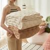 Waffle Plush Multifunctional Blanket, High Weight Farai Plush Milk Plush Beibei Plush Warm Blanket, Winter