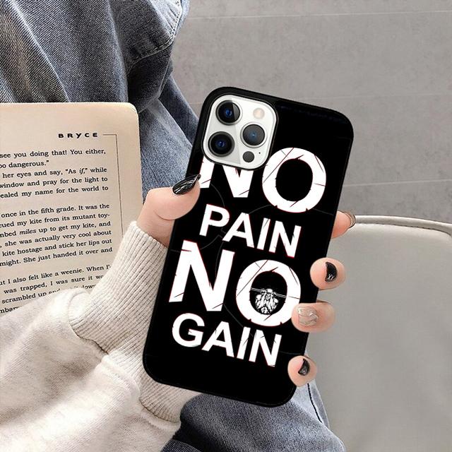Motivational Gym Fitness Quotes Phone Case For For iPhone 17 Air 16 15 11 12 13 14 Pro Ma Plus coque