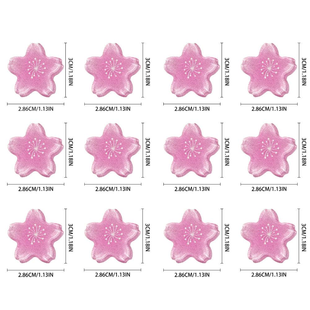 TYCT101-106 Creative Sakura Fridge Magnets - Heart-Shaped Acrylic Magnetic Dots for Refrigerator Decoration and Organization