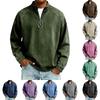 2026 European Spring/Autumn Men's Washed Raglan Sleeve Zip-Up Hoodie